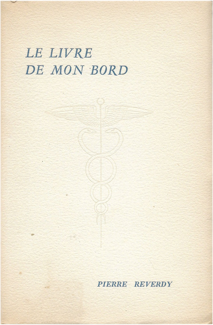 Couverture Le Livre de mon bord de Pierre Reverdy