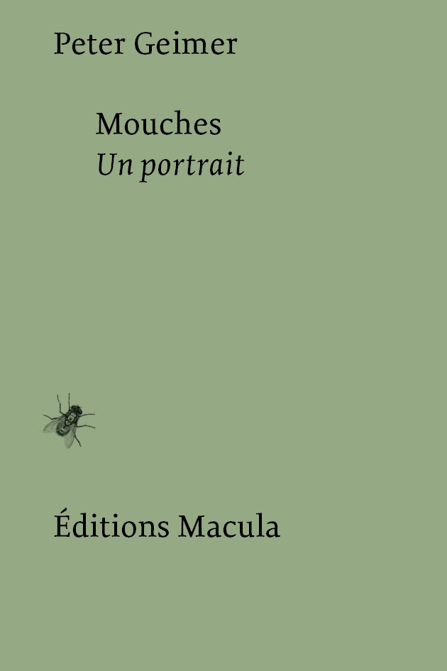 Couverture Mouches de Peter Geimer